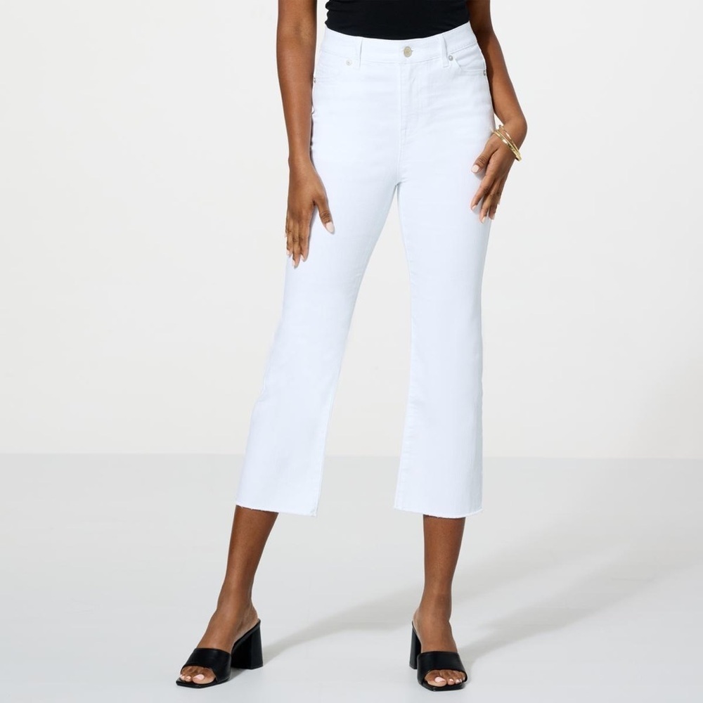 G by Giuliana Stretch Twill The Bootcut Cropped Jean size 28WP NWOT